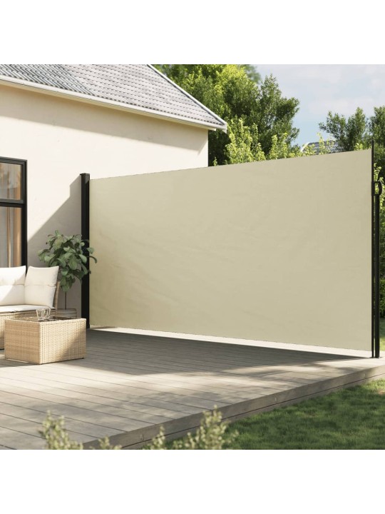 Zatahovací boční markýza krémová 220 x 300 cm