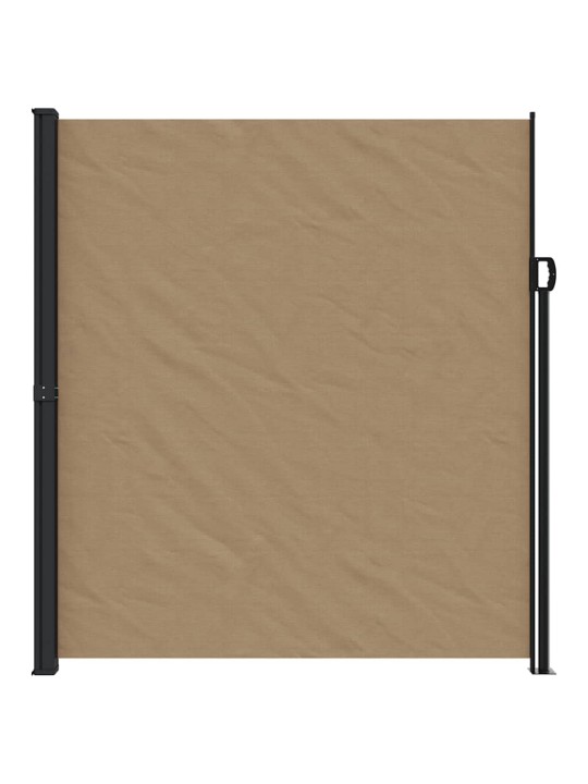 Zatahovací boční markýza taupe 220 x 300 cm