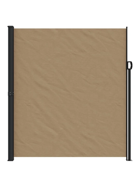 Zatahovací boční markýza taupe 220 x 300 cm