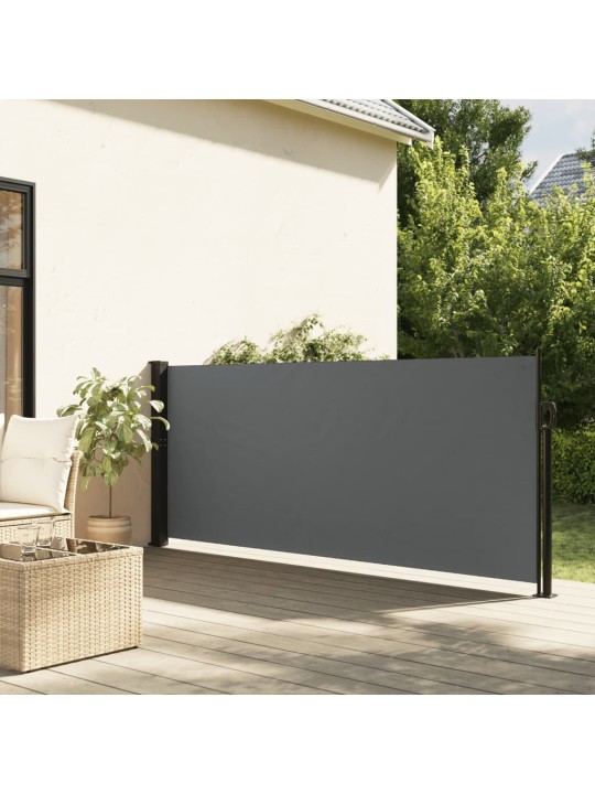 Zatahovací boční markýza antracitová 100 x 500 cm