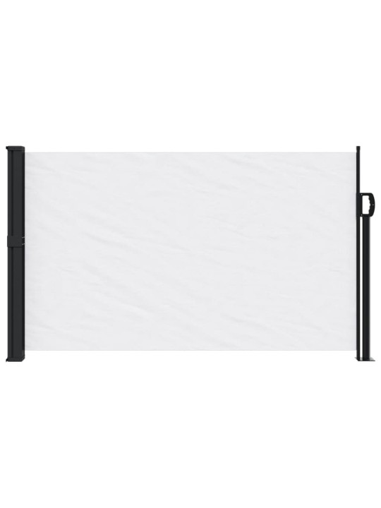 Zatahovací boční markýza bílá 120 x 500 cm