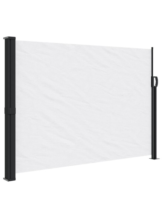 Zatahovací boční markýza bílá 140 x 500 cm