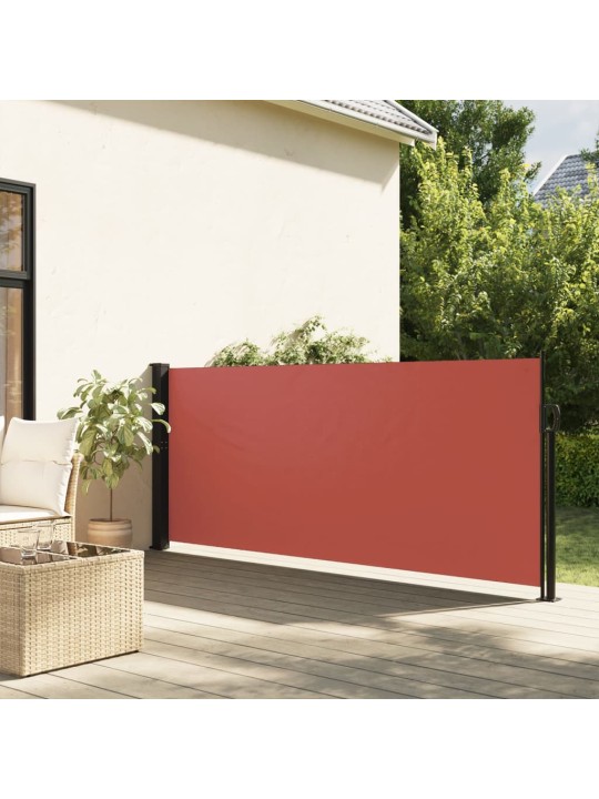 Zatahovací boční markýza terakotová 140 x 500 cm