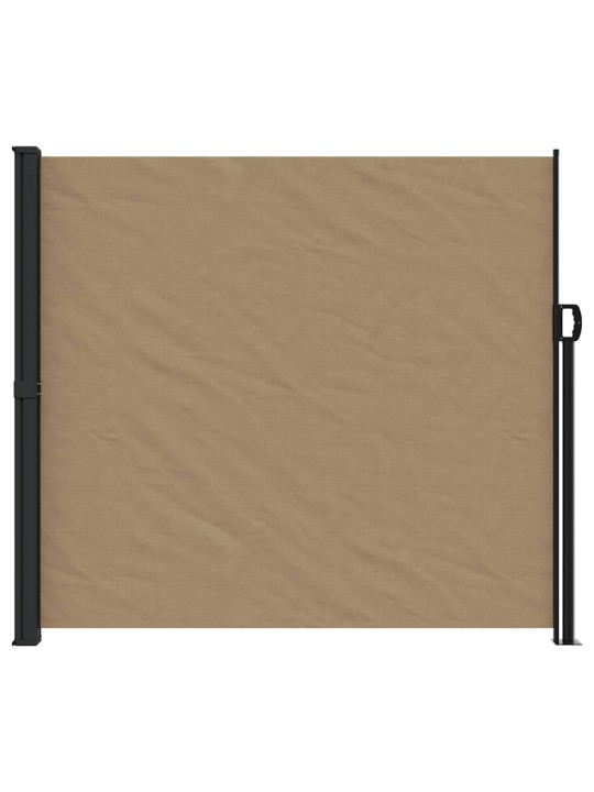 Zatahovací boční markýza taupe 180 x 500 cm