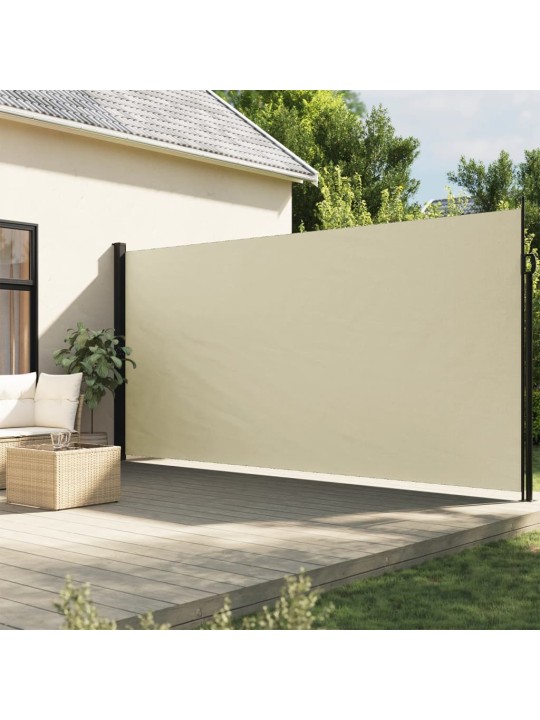 Zatahovací boční markýza krémová 200 x 500 cm
