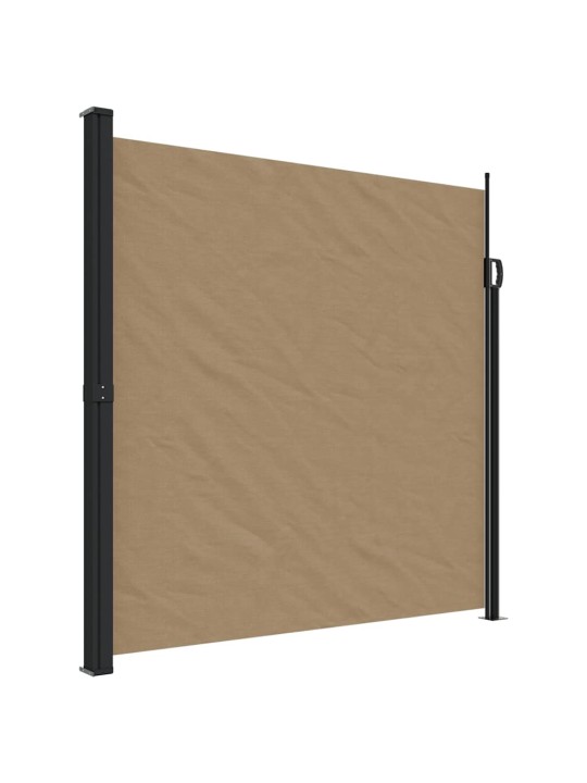 Zatahovací boční markýza taupe 200 x 500 cm