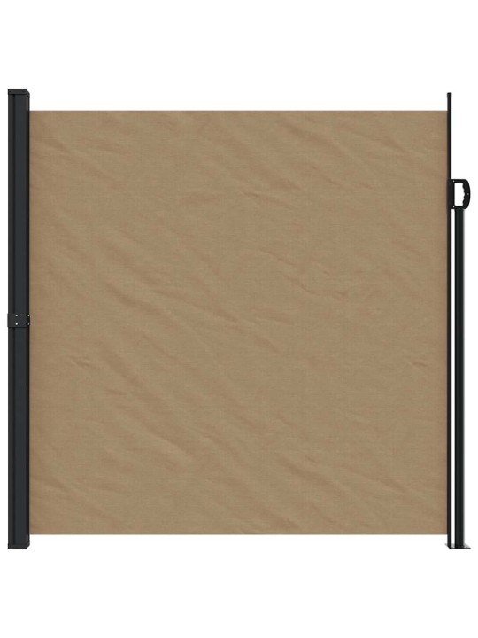Zatahovací boční markýza taupe 200 x 500 cm