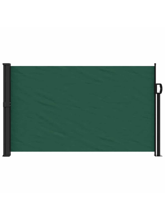 Zatahovací boční markýza tmavě zelená 120 x 600 cm