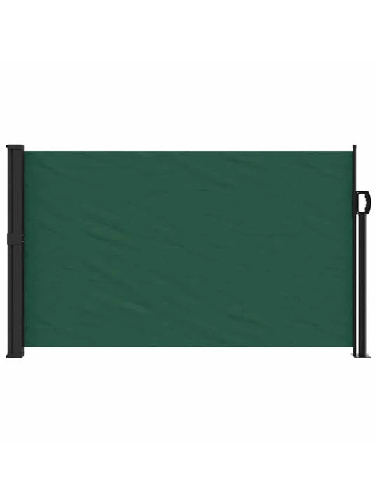 Zatahovací boční markýza tmavě zelená 120 x 600 cm