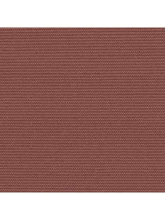 Zatahovací boční markýza hnědá 140 x 600 cm