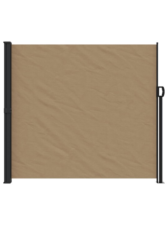 Zatahovací boční markýza taupe 180 x 600 cm