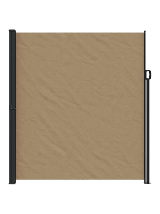 Zatahovací boční markýza taupe 220 x 600 cm