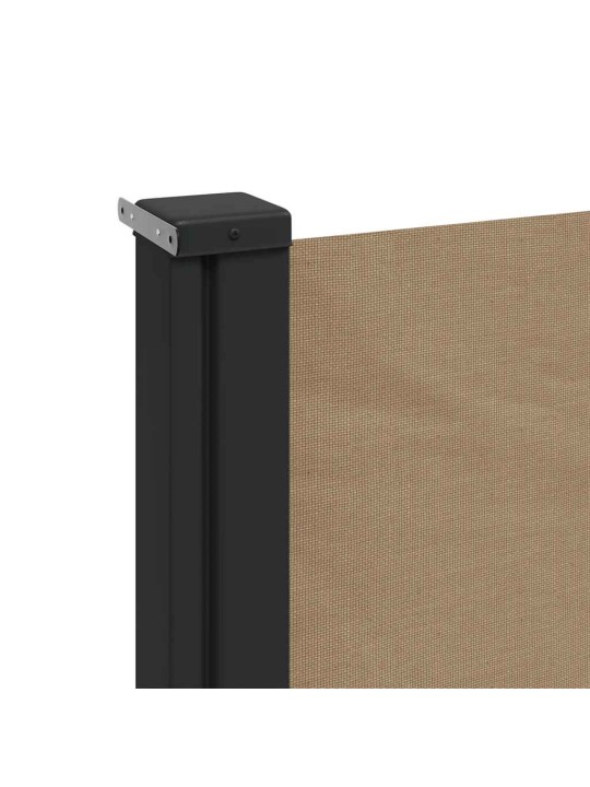 Zatahovací boční markýza taupe 220 x 600 cm