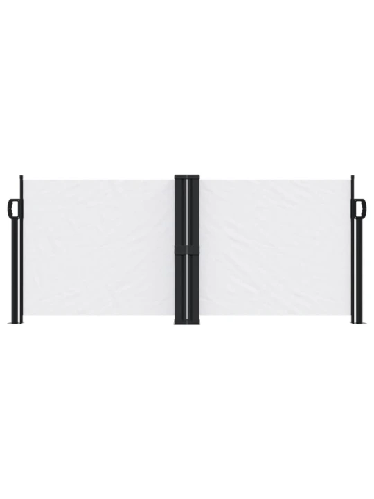 Zatahovací boční markýza bílá 100 x 600 cm