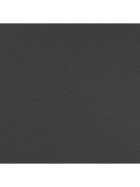 Zatahovací boční markýza černá 180 x 600 cm