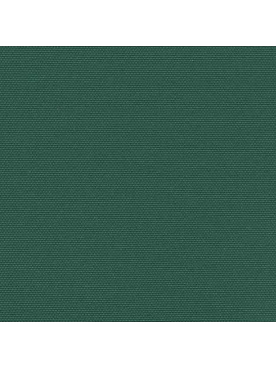 Zatahovací boční markýza tmavě zelená 180 x 600 cm