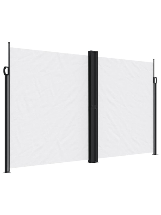 Zatahovací boční markýza bílá 200 x 600 cm