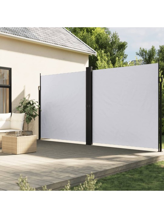 Zatahovací boční markýza bílá 200 x 600 cm