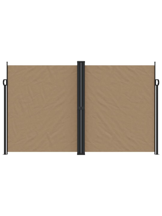 Zatahovací boční markýza taupe 200 x 600 cm