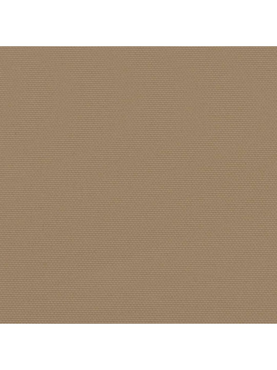 Zatahovací boční markýza taupe 140 x 1 000 cm