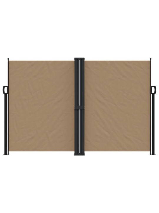 Zatahovací boční markýza taupe 160 x 1 000 cm