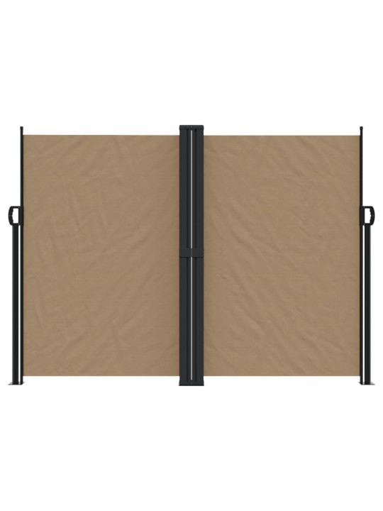 Zatahovací boční markýza taupe 180 x 1 000 cm