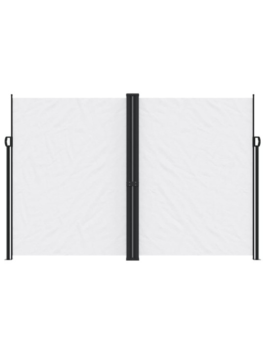 Zatahovací boční markýza bílá 220 x 1 000 cm