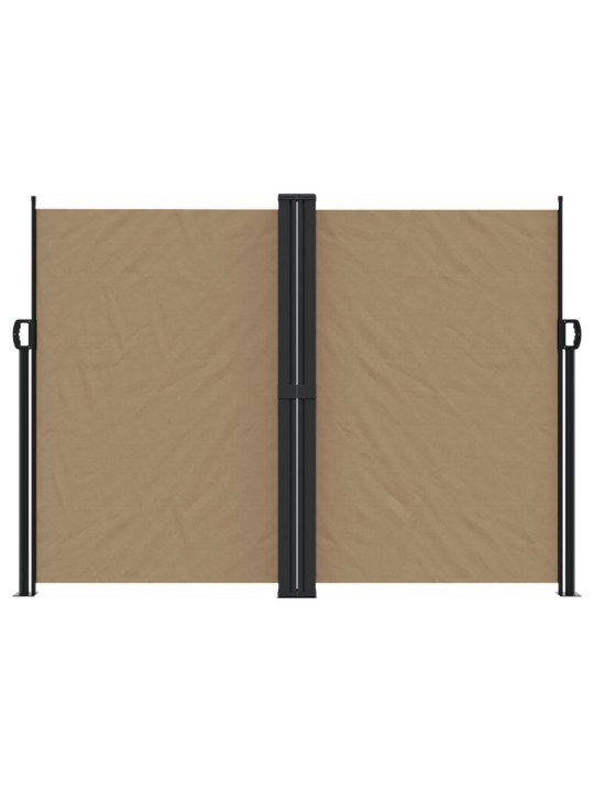Zatahovací boční markýza taupe 180 x 1 200 cm