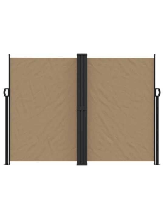 Zatahovací boční markýza taupe 180 x 1 200 cm