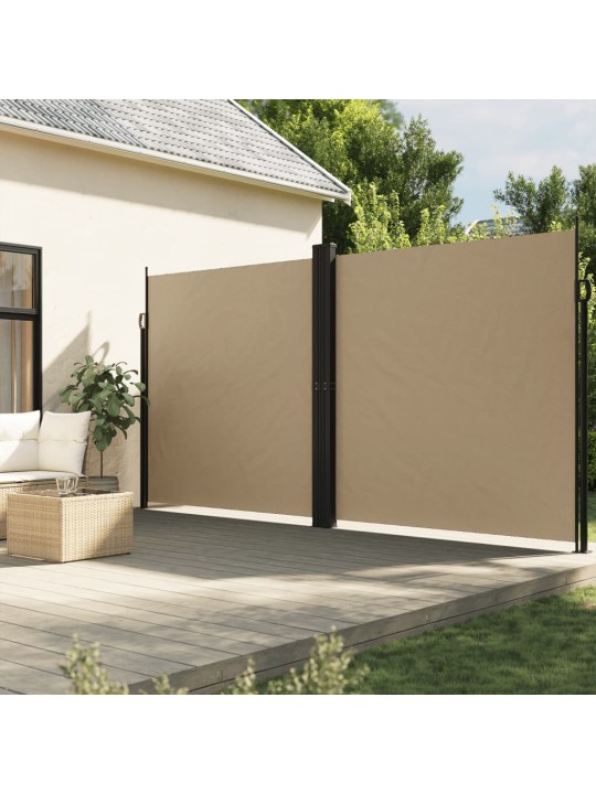 Zatahovací boční markýza béžová 200 x 1 200 cm