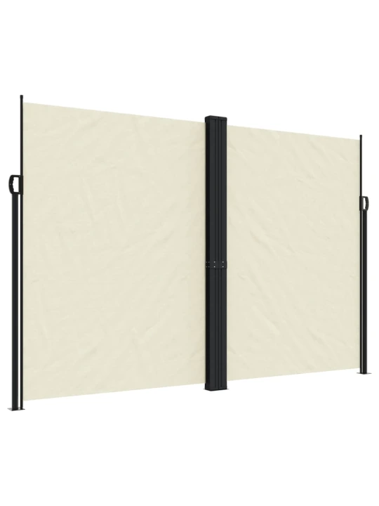 Zatahovací boční markýza krémová 220 x 1 200 cm
