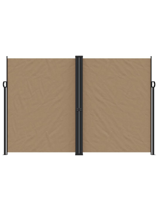 Zatahovací boční markýza taupe 220 x 1 200 cm