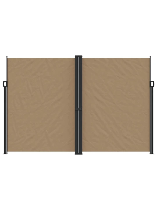 Zatahovací boční markýza taupe 220 x 1 200 cm