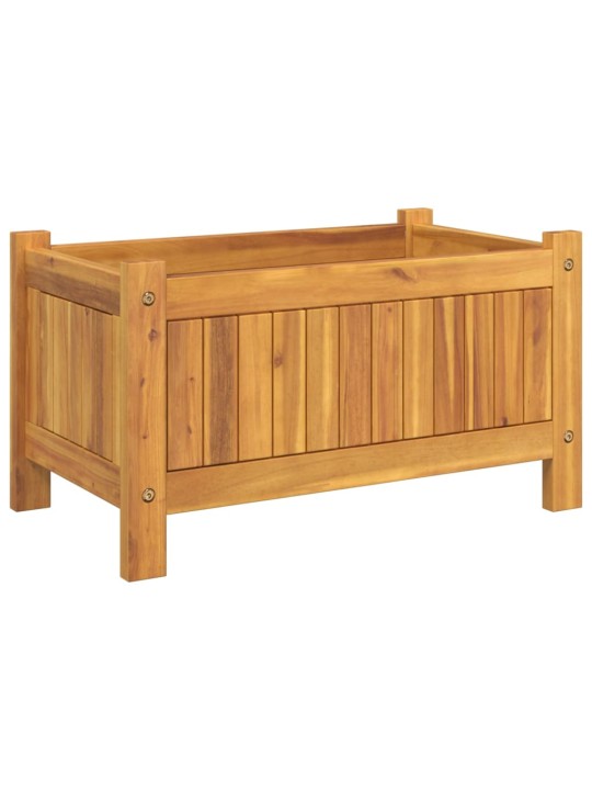Zahradní truhlík s vložkou 54x31x30 cm masivní akáciové dřevo
