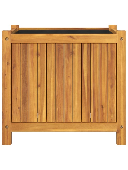 Zahradní truhlík s vložkou 54x31x50 cm masivní akáciové dřevo