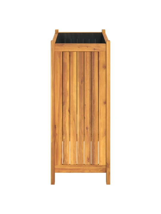 Zahradní truhlík s vložkou 54x31x75 cm masivní akáciové dřevo