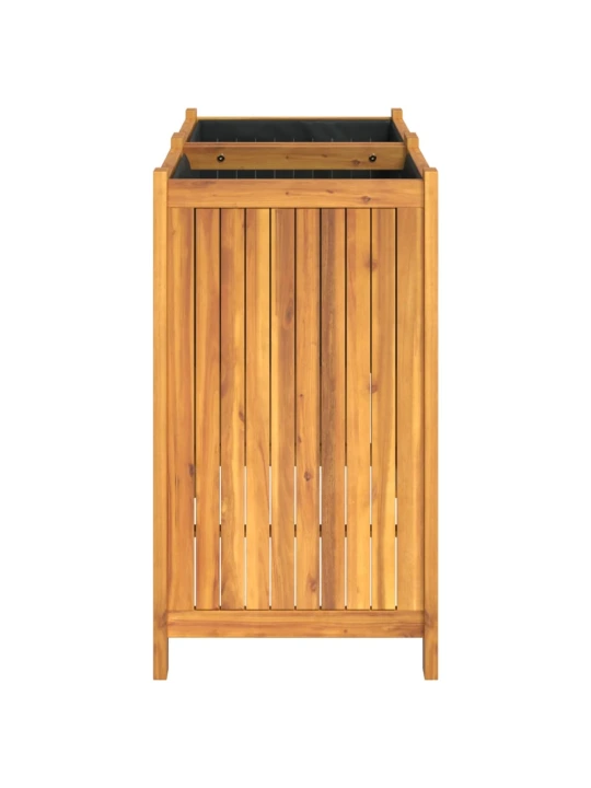 Zahradní truhlík s vložkou 84x42x75 cm masivní akáciové dřevo