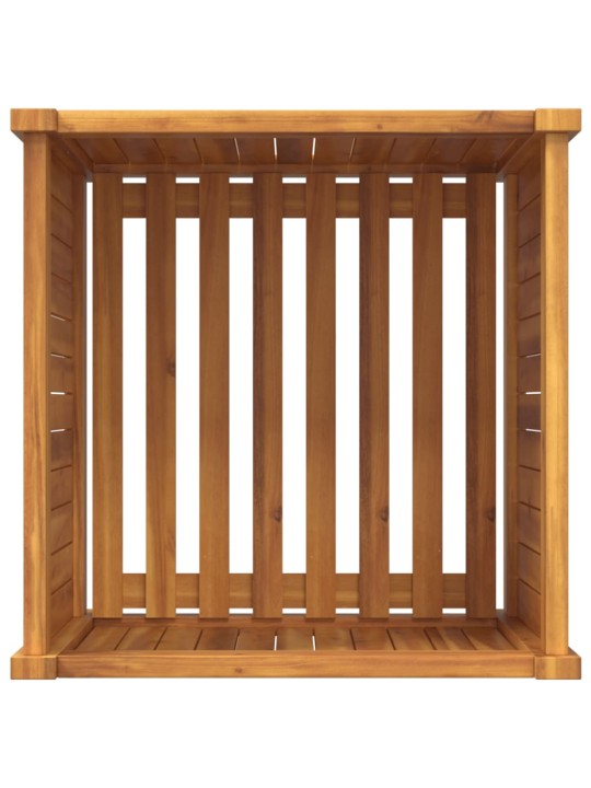 Zahradní truhlík s vložkou 50x50x50 cm masivní akáciové dřevo