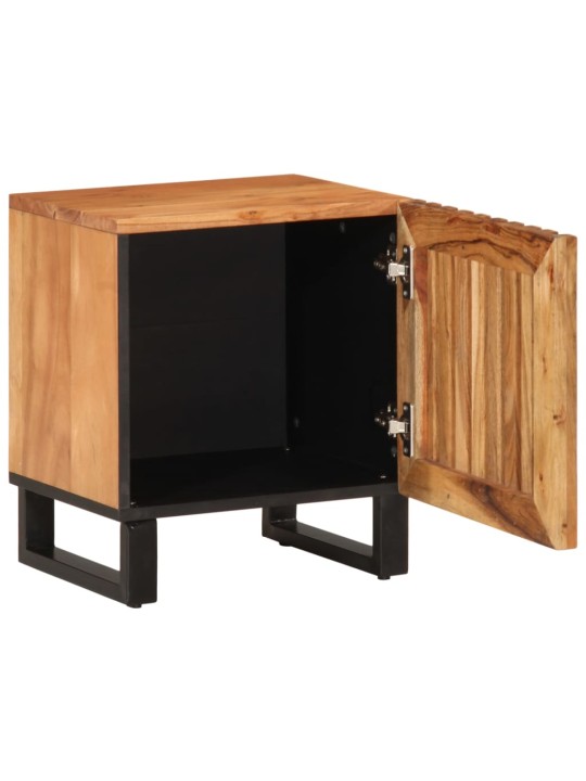 Noční stolky 2 ks 40 x 34 x 46 cm masivní akáciové dřevo