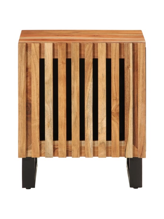 Noční stolky 2 ks 40 x 34 x 46 cm masivní akáciové dřevo