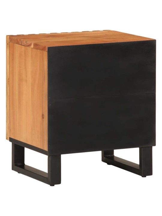 Noční stolky 2 ks 40 x 34 x 46 cm masivní akáciové dřevo