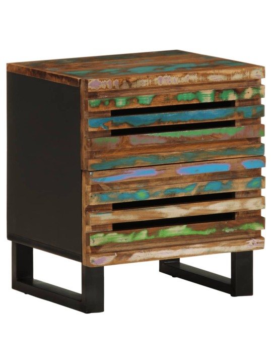 Noční stolek 40 x 34 x 46 cm masivní recyklované dřevo