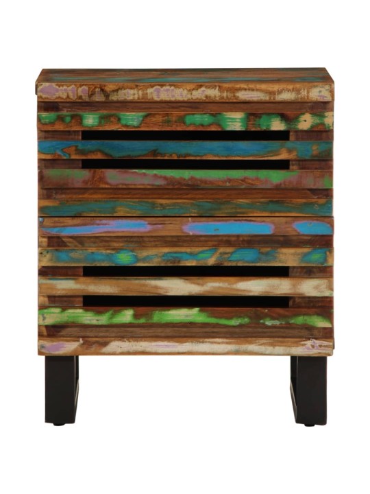 Noční stolek 40 x 34 x 46 cm masivní recyklované dřevo