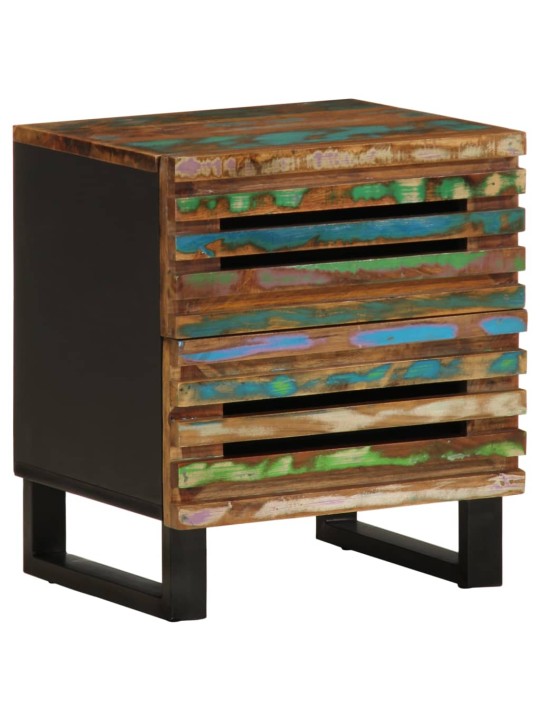 Noční stolky 2 ks 40 x 34 x 46 cm masivní recyklované dřevo