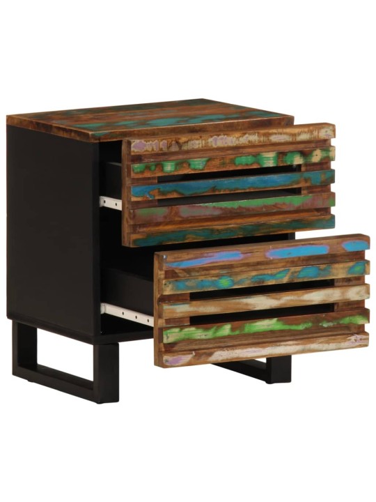 Noční stolky 2 ks 40 x 34 x 46 cm masivní recyklované dřevo