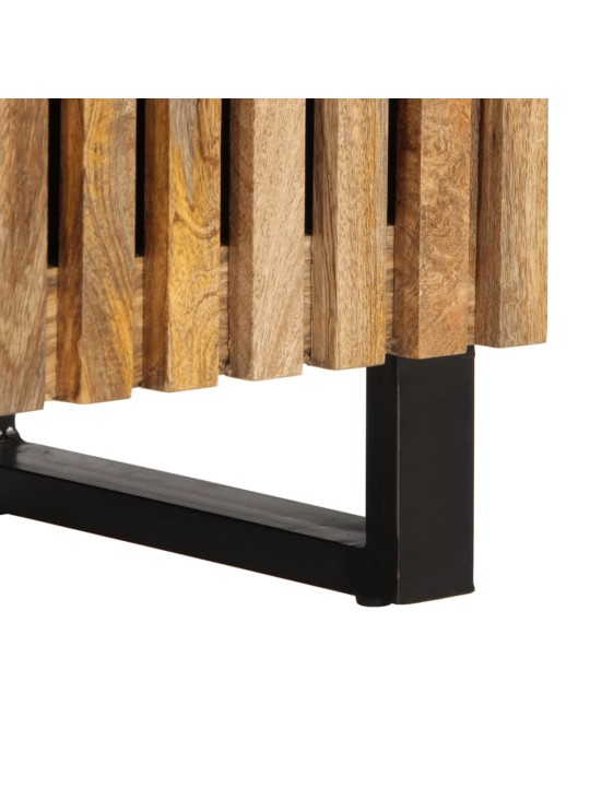 Tv skříňka 105 x 34 x 46 cm masivní hrubé mangovníkové dřevo