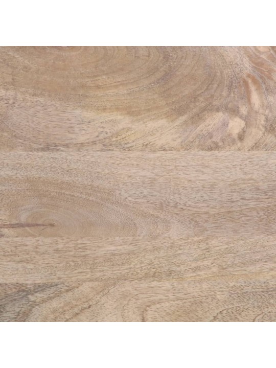 TV skříňka bílá 105 x 34 x 46 cm masivní mangovníkové dřevo
