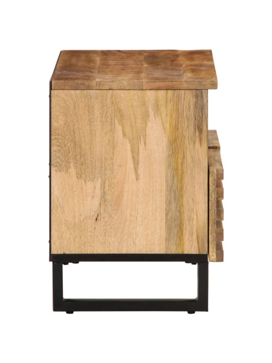 Tv skříňka 70 x 34 x 46 cm masivní hrubé mangovníkové dřevo