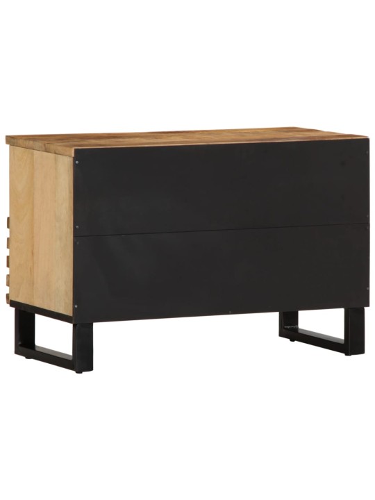 Tv skříňka 70 x 34 x 46 cm masivní hrubé mangovníkové dřevo