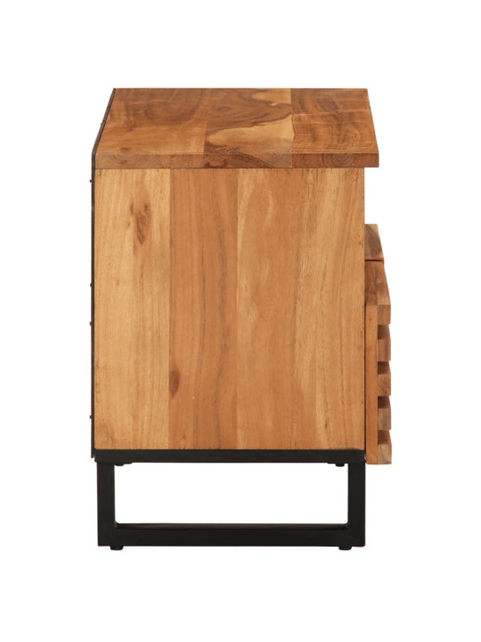 TV skříňka 70 x 34 x 46 cm masivní akáciové dřevo